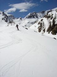 Nei pressi del rifugio Zanotti