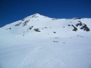 L'anticima vista dalla Sirwoltesattel