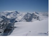 Il Rocciamelone a dx dalla Pointe de L'Haie...