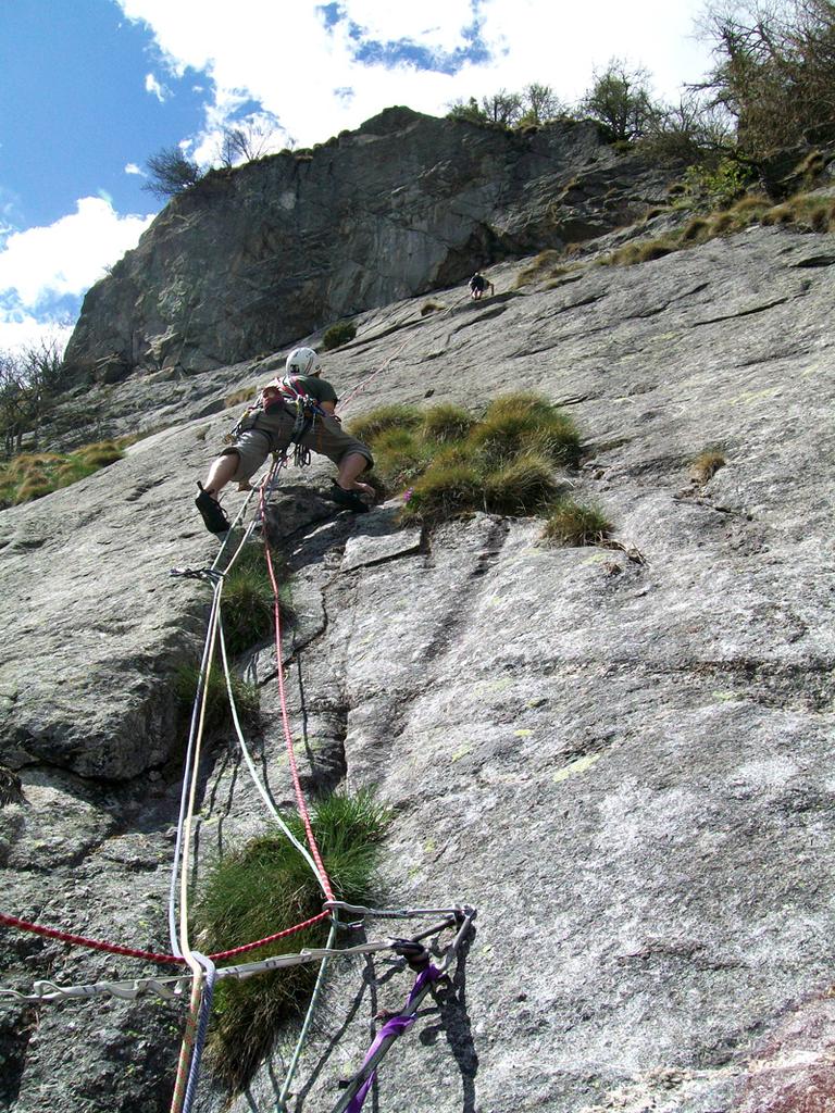 Marcoe Claudio su uno degli ultimi tre tiri