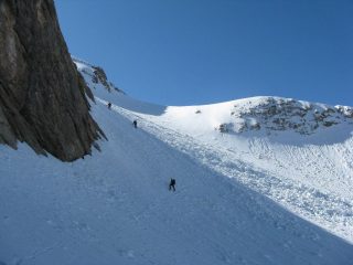 verso il pendio finale