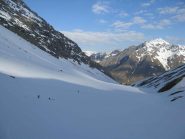 Il lungo traverso di salita!