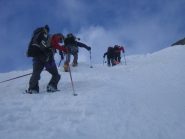 poco oltre la Forcella est del Corborant