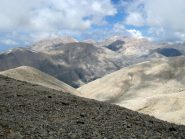 Dalla vetta, panorama verso Ovest, i Lefka Ori.