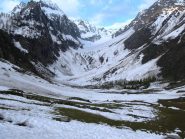 Prati del Vallone (dove è situato il Talarico) e pendii iniziali