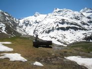 La meta vista dal rifugio
