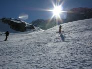 in salita, sole a palla...