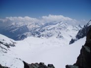 vista sul versante italiano con servin e autour