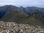 La cresta che porta al Mavri.