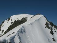 Verso l'anticima