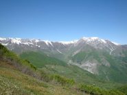 Colle della Garbella e Bec d'Orel dalla cima