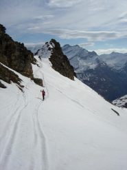 Il traverso a quota 2700 mt.