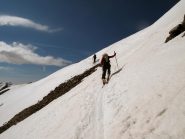 Uscita dal pendio ripido
