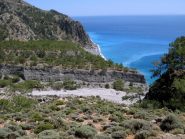 Il tratto terminale della Gorgia di Kladhos.