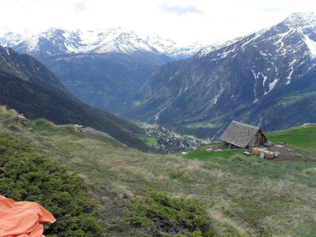 panorama su Courmayeur