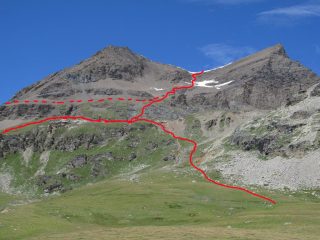 versante di salita con le alternative