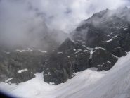 vista dal basso, a fine discesa