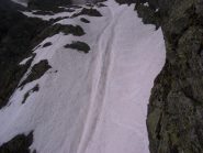 il grande scivolo dopo le pennellate