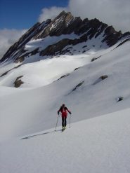 Crete de la Taillante sullo sfondo