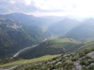 Vallon de la Jarjatte visto al Col du Charnier