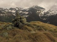 panorama sul monte marzo da cima orletto