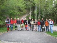 Il gruppo alla partenza