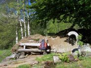 La fontana in località Crè da rian (1224m)