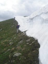 cornice sotto la cima