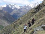 in arrivo all'alpe Money