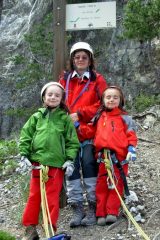 bimbe e mamma alla fine del primo tratto