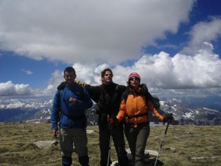 Su cima di Pian Ballaur. Che arias!