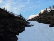 Vista sul Passo Beccia dal ponte Lapouge