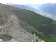 panorama dalla punta verso Aosta