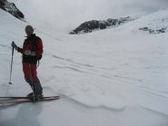 in discesa nella parte centrale