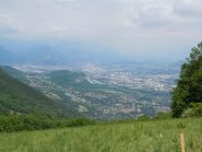 L'agglomerazione di Grenoble, scendendo verso Claix