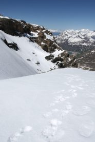 Panorama dall'uscita del canale