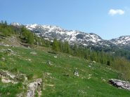 Parte della cesta percorsa da alpe Vallessa