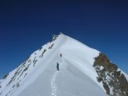 Ultimo tratto di cresta per l'Aiguille Meridionale