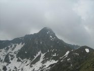 la cima vista dal colletto sotto la Maunero