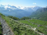 Panorama sulla costiera della Testa Grigia