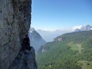 Cengia e sosta di inizio via