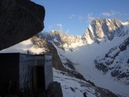 Couvercle e Grandes Jorasses.