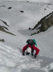 inizio discesa dal passo del rabuons