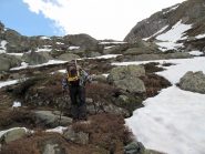 La laboriosa salita alla neve