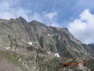 I tre speroni ovest dell'Argentera. Promontoire (rosso) Campia(verde) Salesi(giallo)