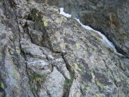 Primo tiro dalla cengia mediana