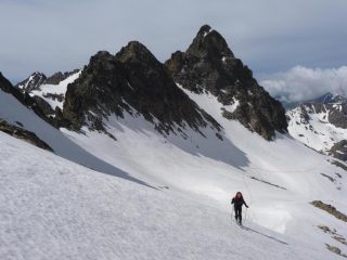 Traverso verso la cima del Baus