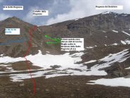 02 - Itinerario di salita, dal pianoro fino alla Rognosa