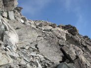 ultimi passi sotto la cima