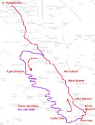 alpe Giassit percorso